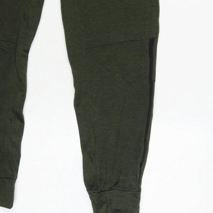 Layer 8 Men’s Green M Tapered Cuffed Sweatpants Joggers