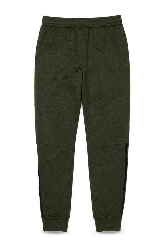 Front view of Layer 8 Men’s Green M Tapered Cuffed Sweatpants Joggers