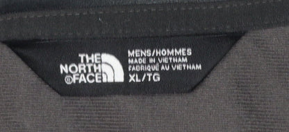 The North Face Men's Black Grey XL Hooded Softshell Jacket