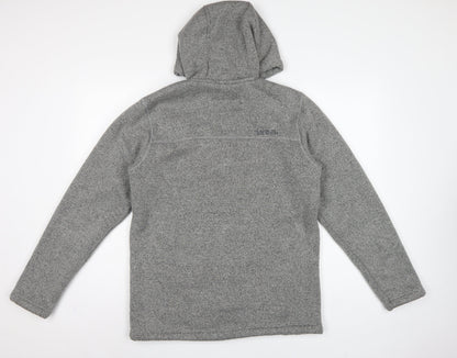 Dare 2b Men's Grey M Fleece Hooded Full Zip Outdoor Jacket