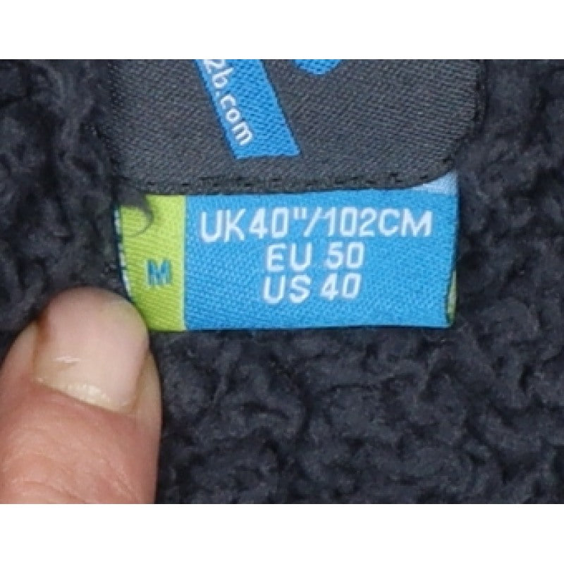 Dare 2b Men's Grey M Fleece Hooded Full Zip Outdoor Jacket