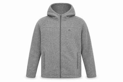Dare 2b Men's Grey M Fleece Hooded Full Zip Outdoor Jacket