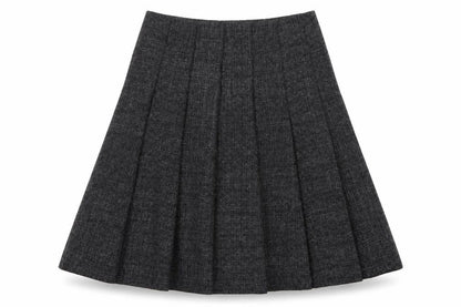 Claudia C Women’s Black UK 20 Pleated Knee Length Skirt