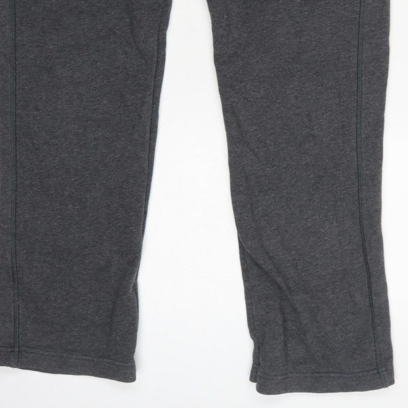 Dri Champion Men's Grey L Fleece Sweatpants Elastic Waist Logo