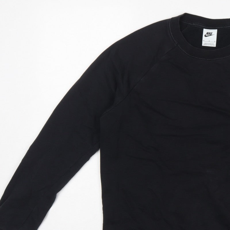 Nike Men’s Black M Pullover Crew Neck Logo Sweatshirt