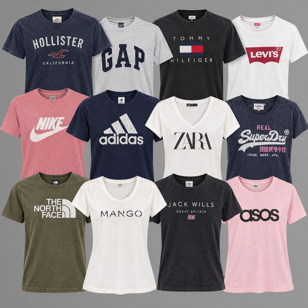 Wholesale High Street 40 Boxed  T Shirts For Resellers