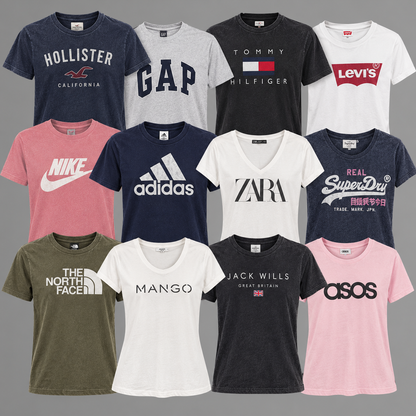 Wholesale High Street 40 Boxed  T Shirts For Resellers
