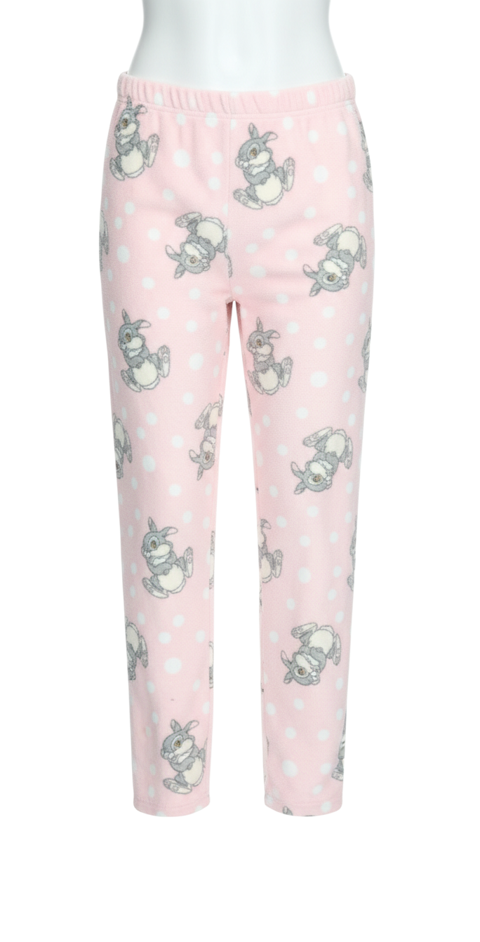 Preworn Womens Pink Polka Dot  Trousers  Size 36 in L37 in - Thumper Loungewear