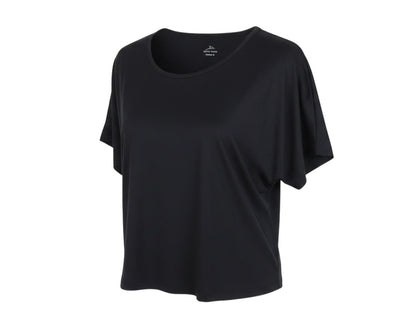 Active Touch Women's Black Crew Neck Top Size S