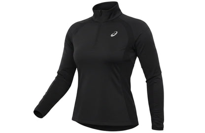 Ziener Womens Black Polyester Basic Casual Size 8 Mock Neck Zip