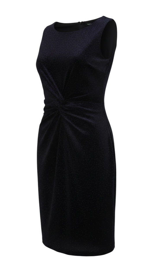M&Co Women’s Blue Glitter Bodycon Knee Length Party Dress UK 12