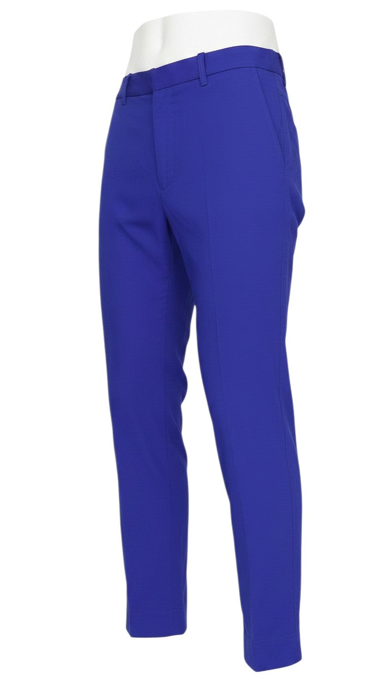 Marks & Spencer Women Blue UK 6 Short Tapered Smart Trousers