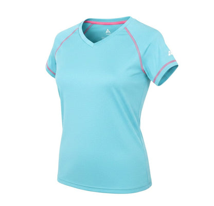 Additional view of Technical women’s blue basic t-shirt, size UK 8