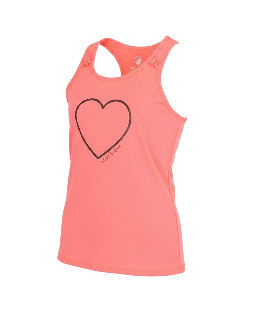 Additional view of Body Glove women’s pink basic tank, size UK 8