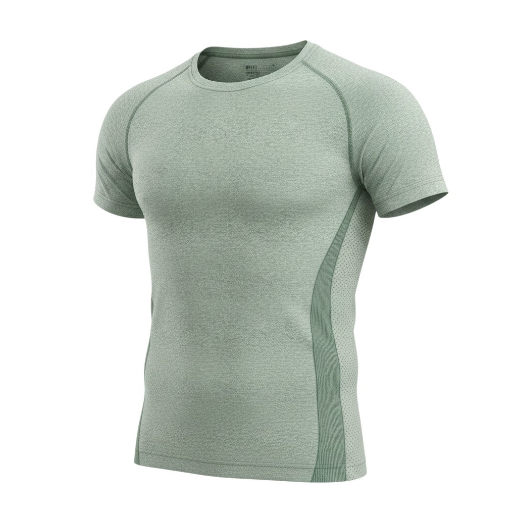 Additional view of Dunnes Women’s Green Slim Fit Gym T-Shirt, size UK 8
