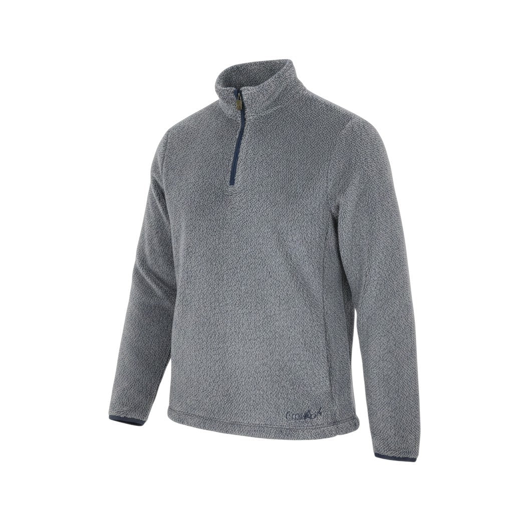 Weird Fish Women Grey Size 14 Henley 1/4 Zip Fleece Sweatshirt