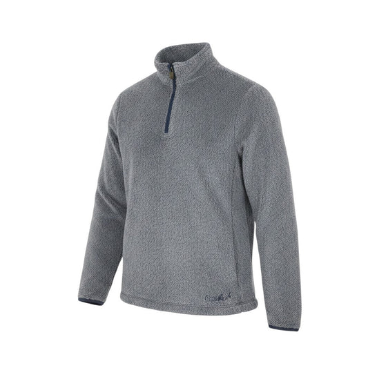 Weird Fish Women Grey Size 14 Henley 1/4 Zip Fleece Sweatshirt