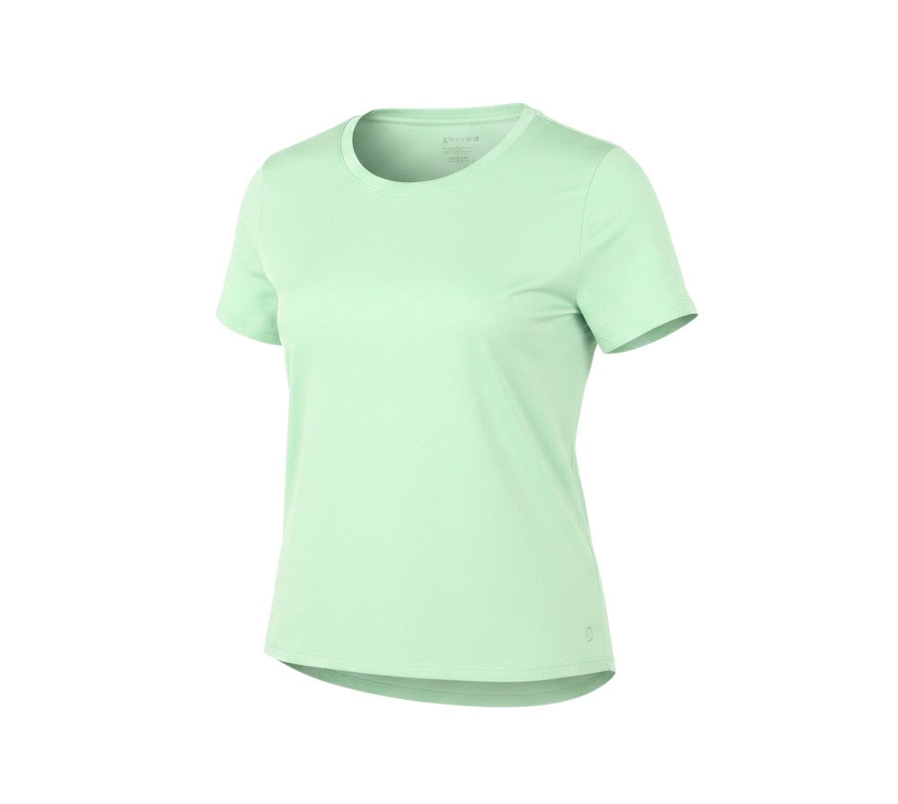 Prewornwholesale Marks and Spencer women's green crew neck activewear t-shirt in quick-dry stretch fabric