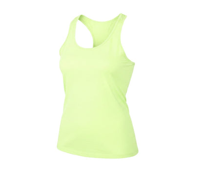 Prewornwholesale Marks and Spencer women's lime green scoop neck tank top in breathable stretch jersey fabric.