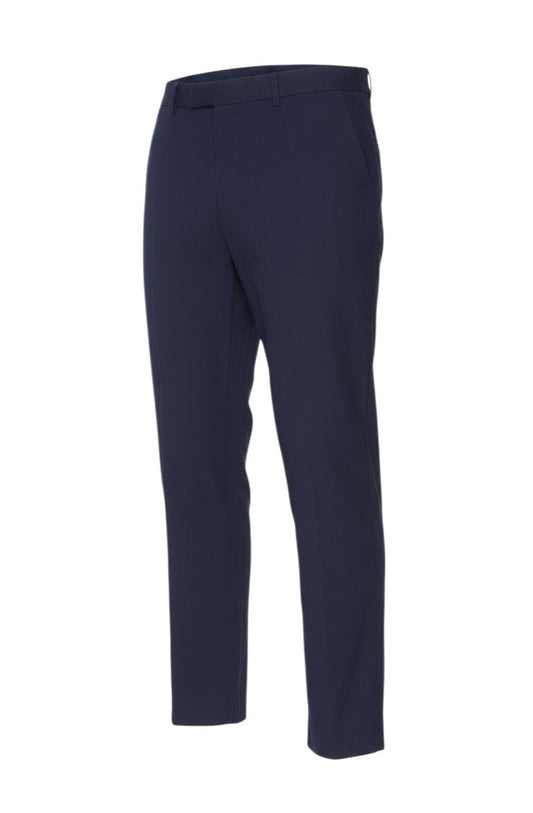 M&S Women’s Blue Size 16 Cotton Blend Tapered Work Trousers