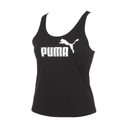 Puma Womens Black Sports Tank Top Size 14 Cotton Blend