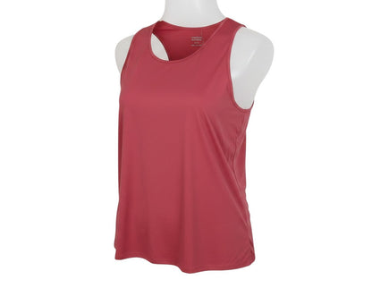 Prewornwholesale Capsule Active women's red sleeveless polyester tank top with a round neck for workouts