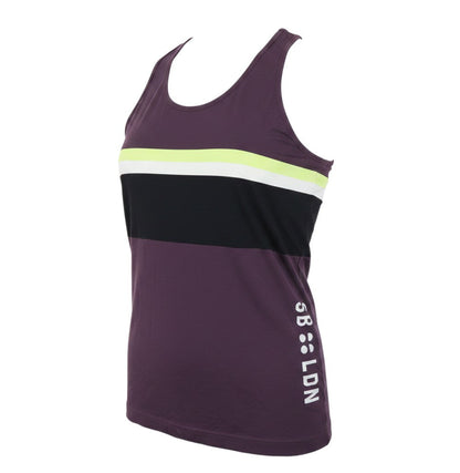Sweaty Betty Women’s Purple L Racerback Colourblock Gym Tank Top