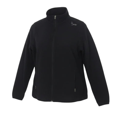 TOG24 Women's Black Fleece Jacket Size 16 Full Zip Outdoor Wear