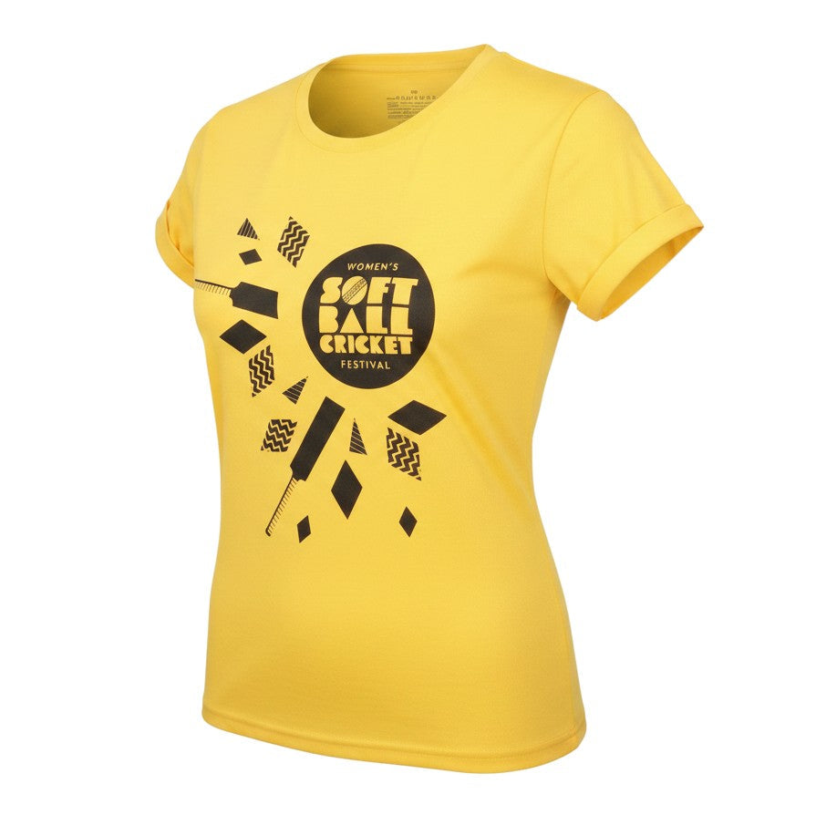 Additional view of DMC women’s orange basic t-shirt, size UK 14