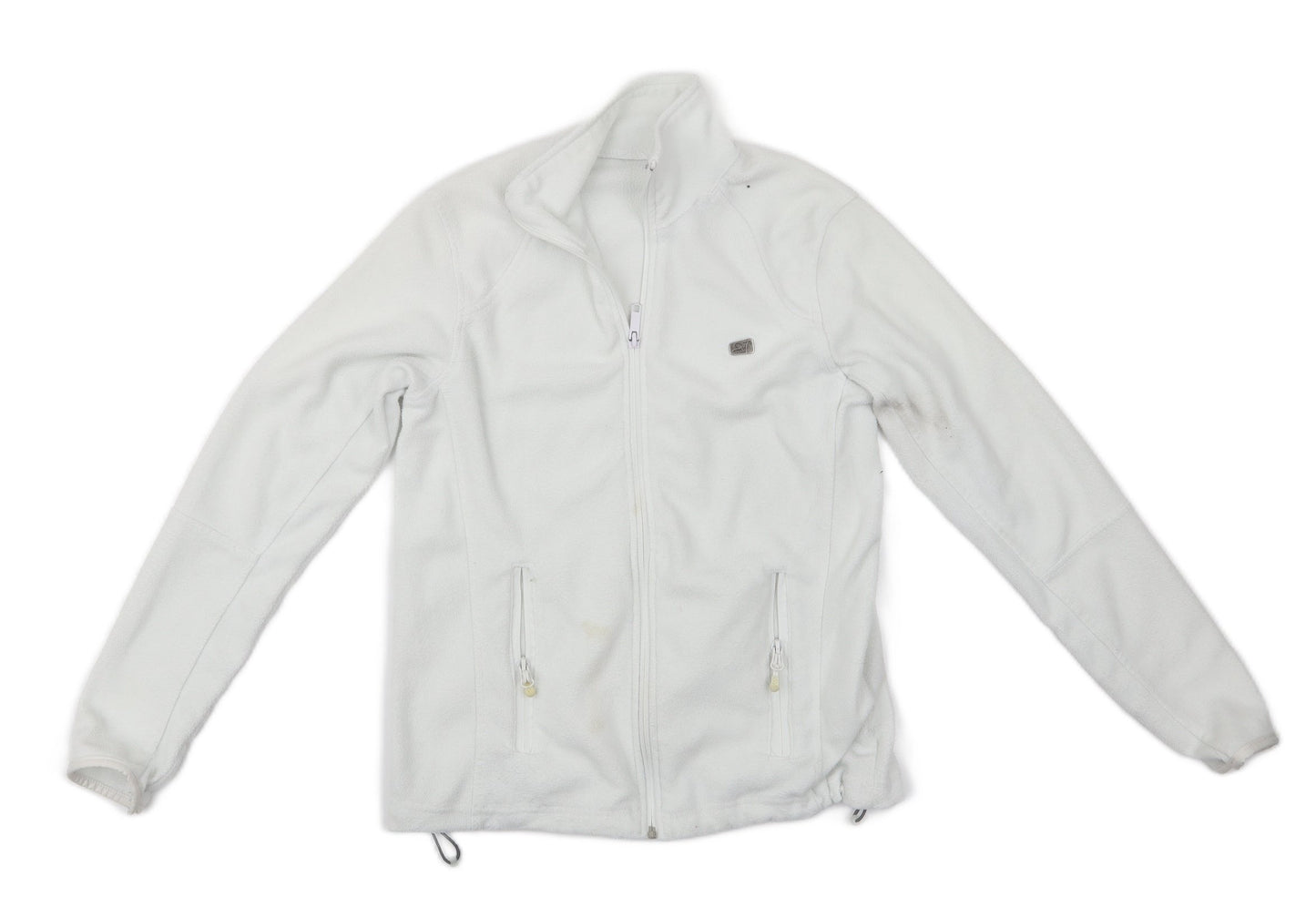 Womens UK Size  Preworn White Windbreaker Coat