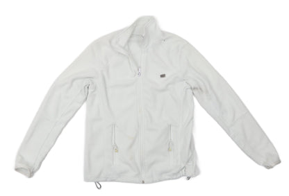 Womens UK Size  Preworn White Windbreaker Coat